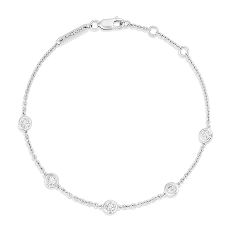 Capri Dreaming® Dot Chain Bracelet | 18K White Gold