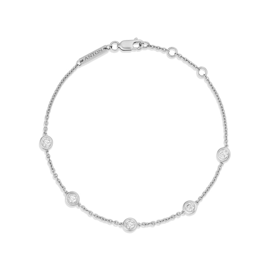 Capri Dreaming™ Dot Chain 0.22CT Bracelet | White Gold