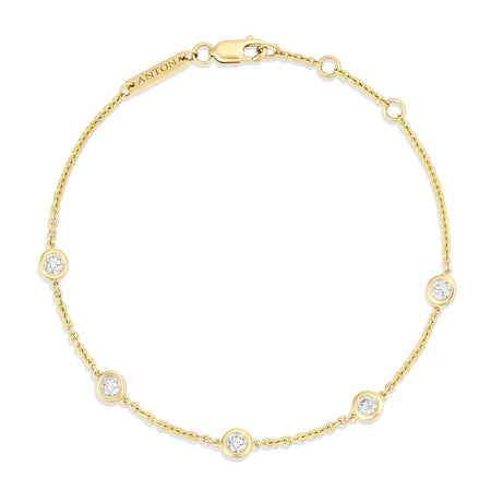 Capri Dreaming® Dot Chain 0.57CT Bracelet | 18K Yellow Gold