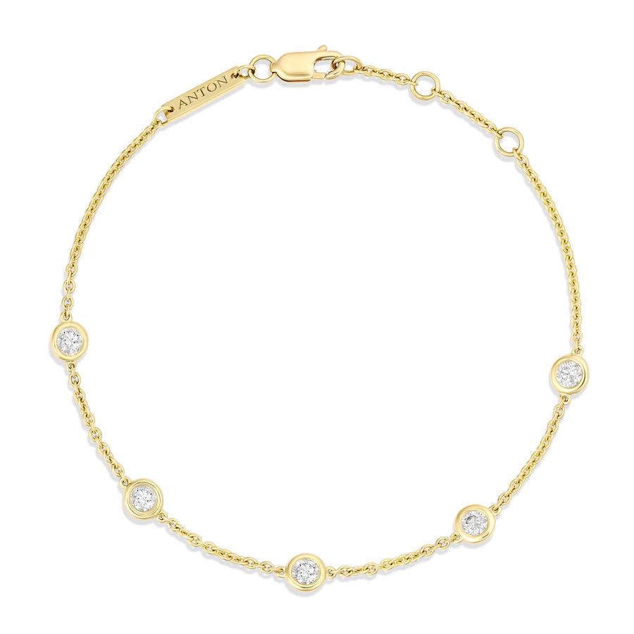 Capri Dreaming® Dot Chain 0.22CT Bracelet | Yellow Gold