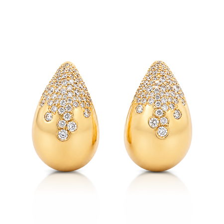 Capri Dreaming® Rain Diamond Earrings | 18K Yellow Gold