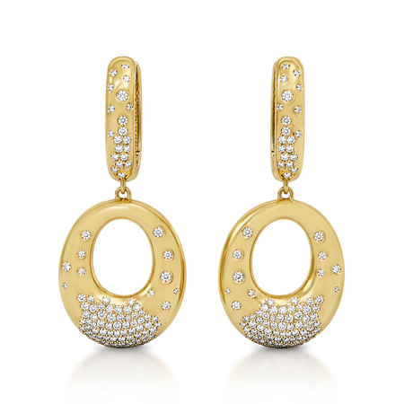 Capri Dreaming® Island Drop Diamond Earrings | 18K Yellow Gold