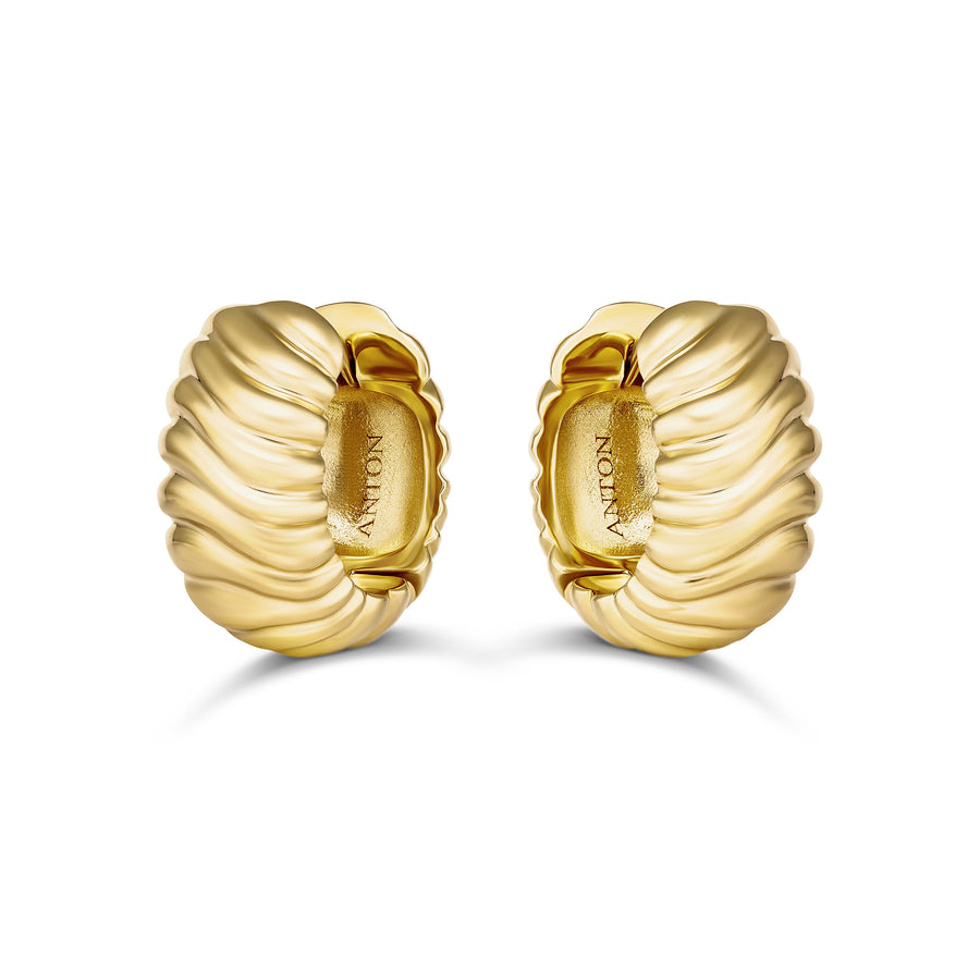 Capri Dreaming® Rope Hoop Earrings | 18K Yellow Gold