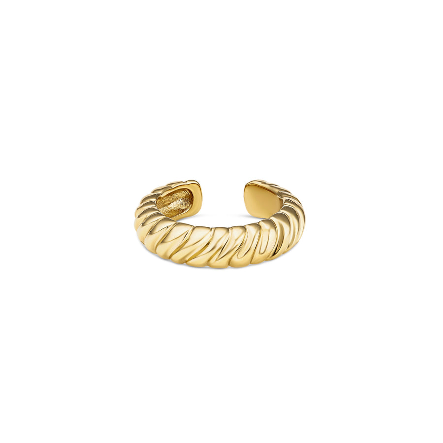 Capri Dreaming® Rope Ear Cuff | 18K Yellow Gold