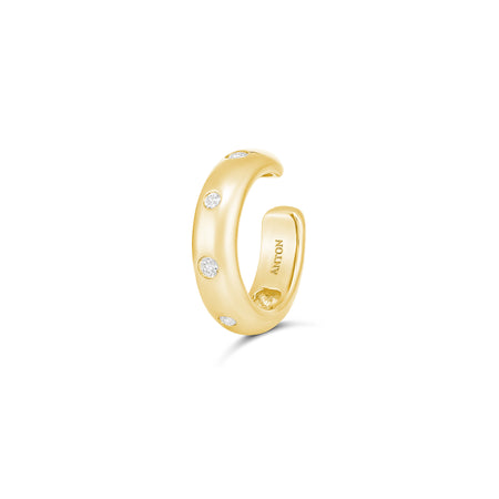 Capri Dreaming® Pebble Ear Cuff Medium | Yellow Gold