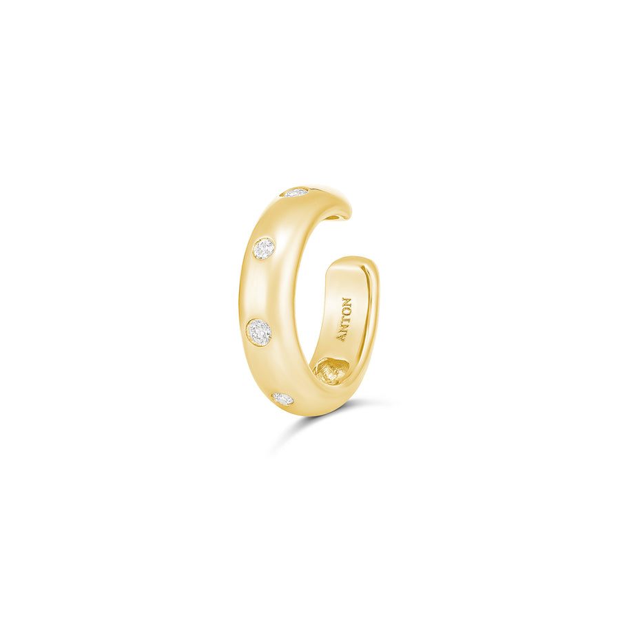 Capri Dreaming® Pebble Ear Cuff Small | Yellow Gold