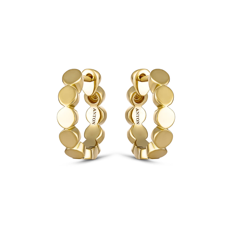 Capri Dreaming® Golden Huggie Earrings Small | Yellow Gold