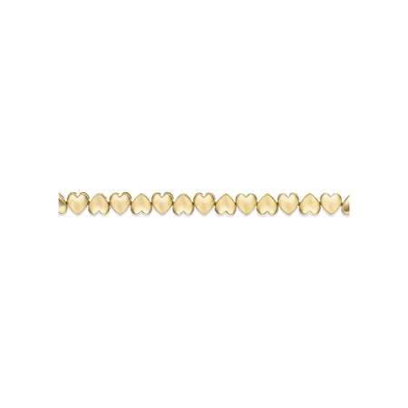 Capri Dreaming® Golden Heart Tennis Bracelet | 18K Yellow Gold