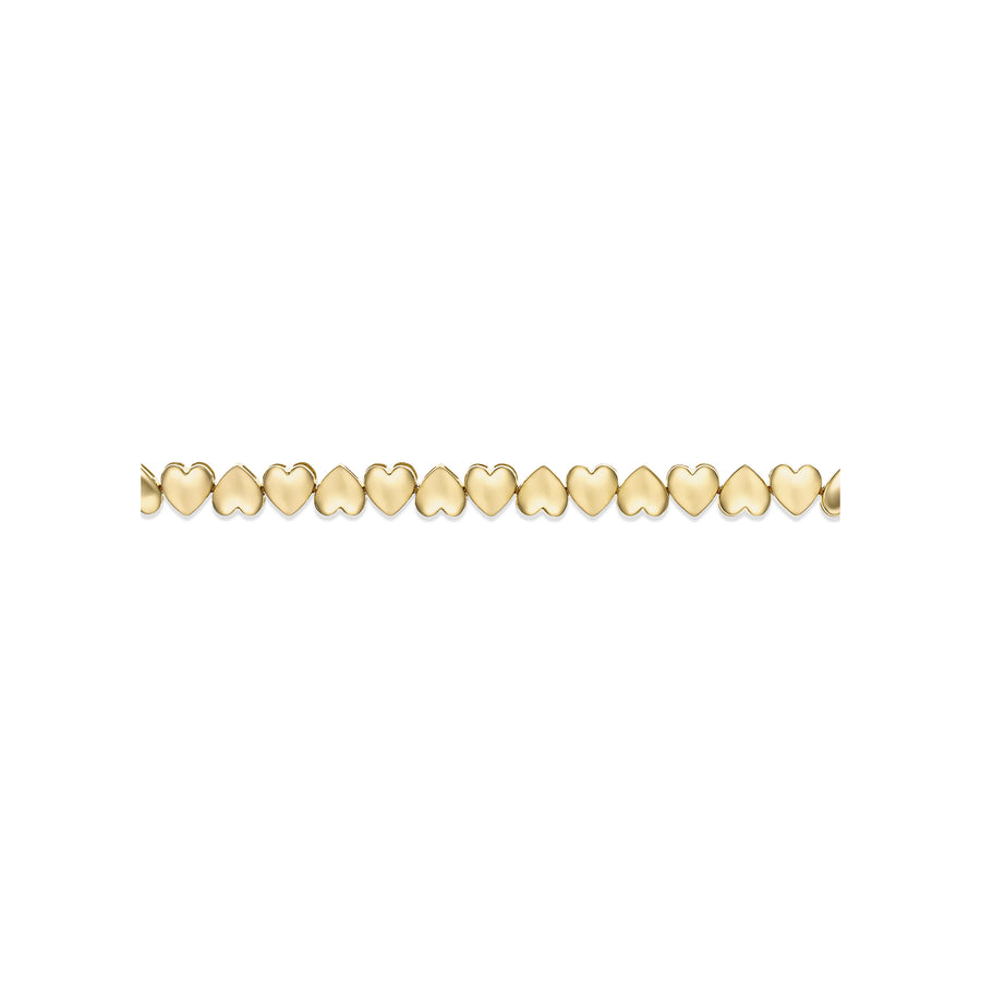 Capri Dreaming® Golden Heart Tennis Bracelet | 18K Yellow Gold