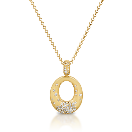 Capri Dreaming® Island Drop Diamond Pendant Necklace | 18K Yellow Gold