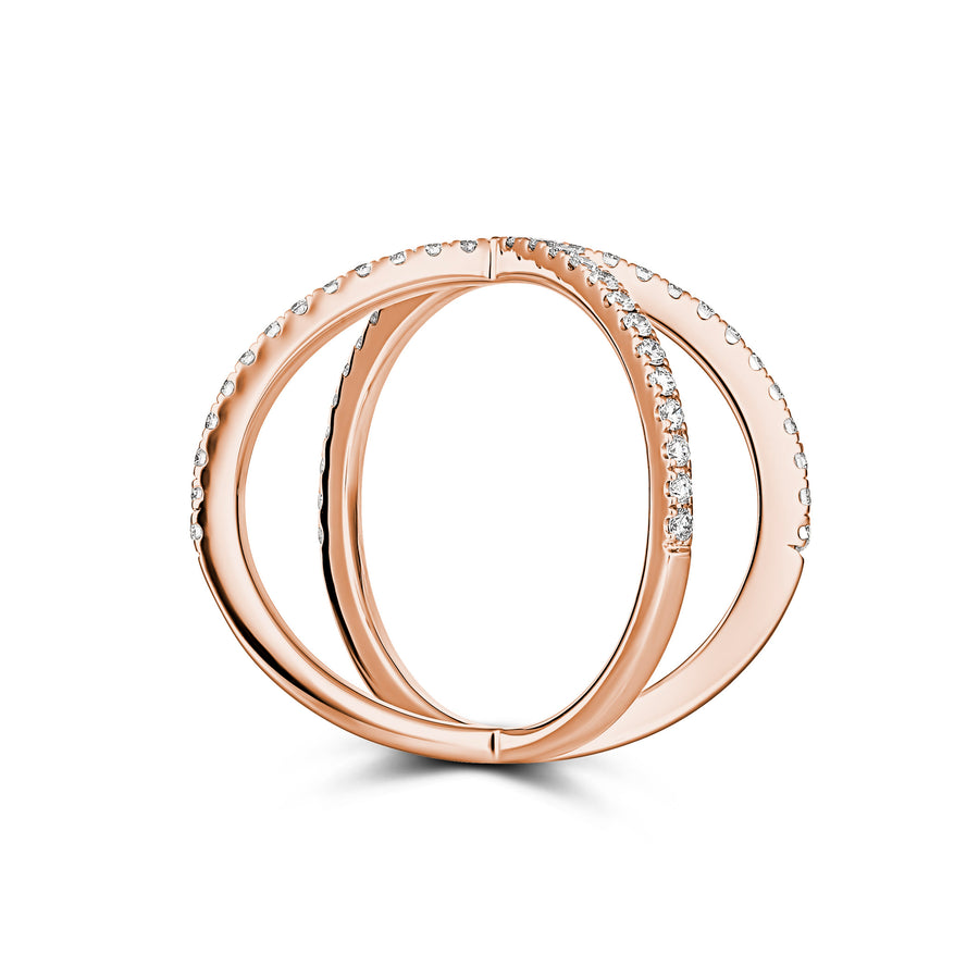 Capri Dreaming™ Vine Diamond Ring | Rose Gold