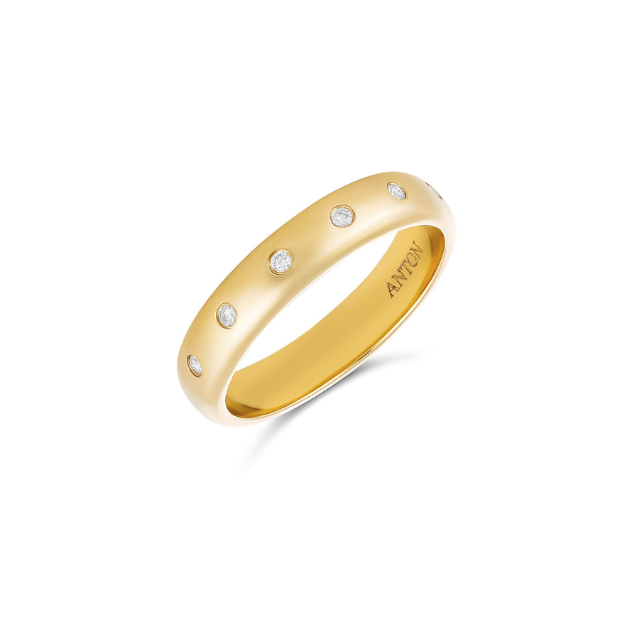 Capri Dreaming® Pebble Large Diamond Ring | 18K Yellow Gold