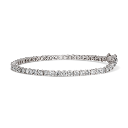 Classic Tennis Bracelet 4.94ct - 5.57ct | White Gold
