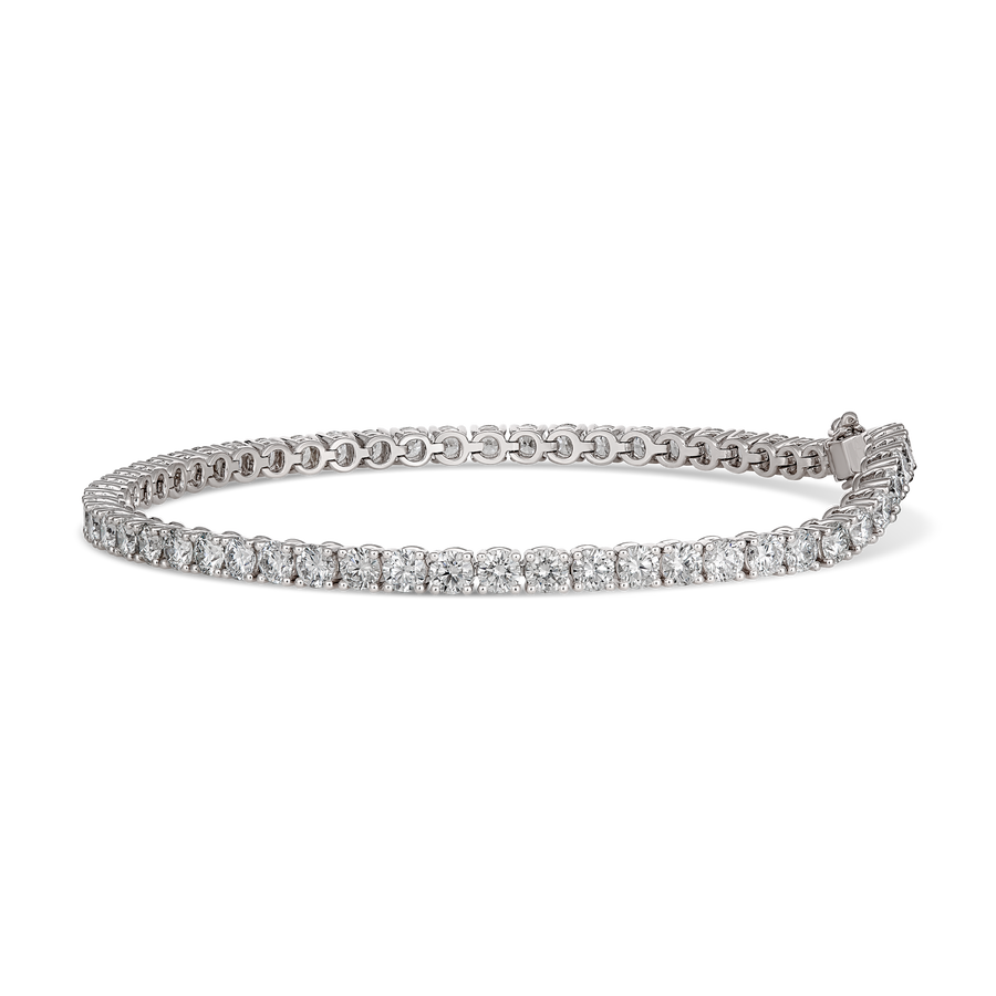 Classic Tennis Bracelet 4.94ct - 5.57ct | White Gold