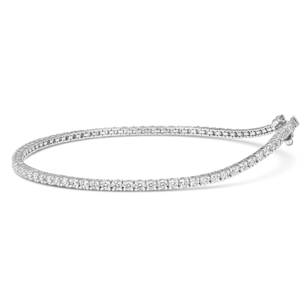 Promotional Finds Classic 1.60ct Natural Diamond Tennis Bracelet | 18K White Gold