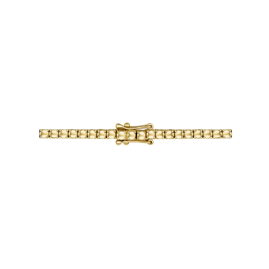 Promotional Finds Half Eternity Round Brilliant Cut Diamond Tennis Bracelet | 18K Yellow Gold