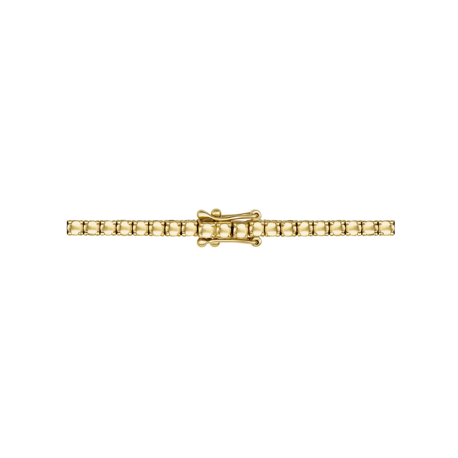 Promotional Finds Half Eternity Round Brilliant Cut Natural Diamond Tennis Bracelet | 18K Yellow Gold