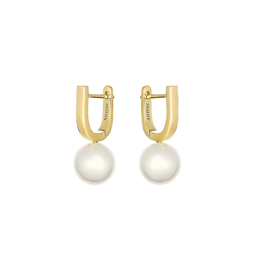 Classic South Sea Pearl Earrings | 18K Yellow Gold