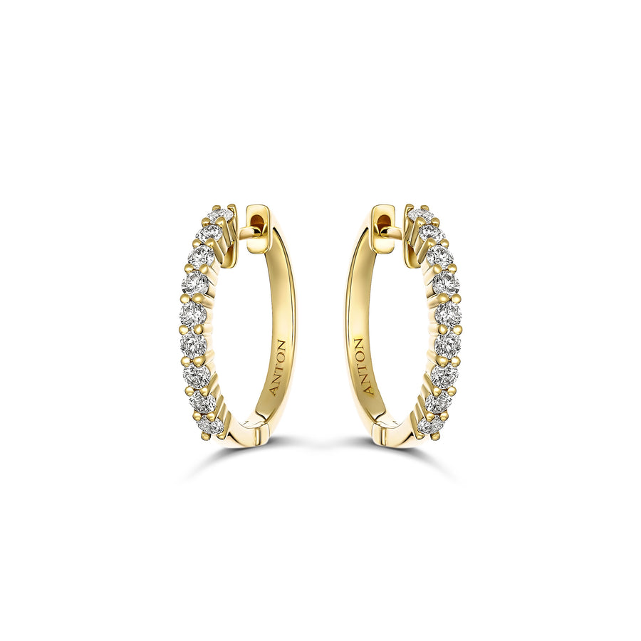 Promotional Finds Half Moon Earrings 17.5mm | 18K Yellow Gold