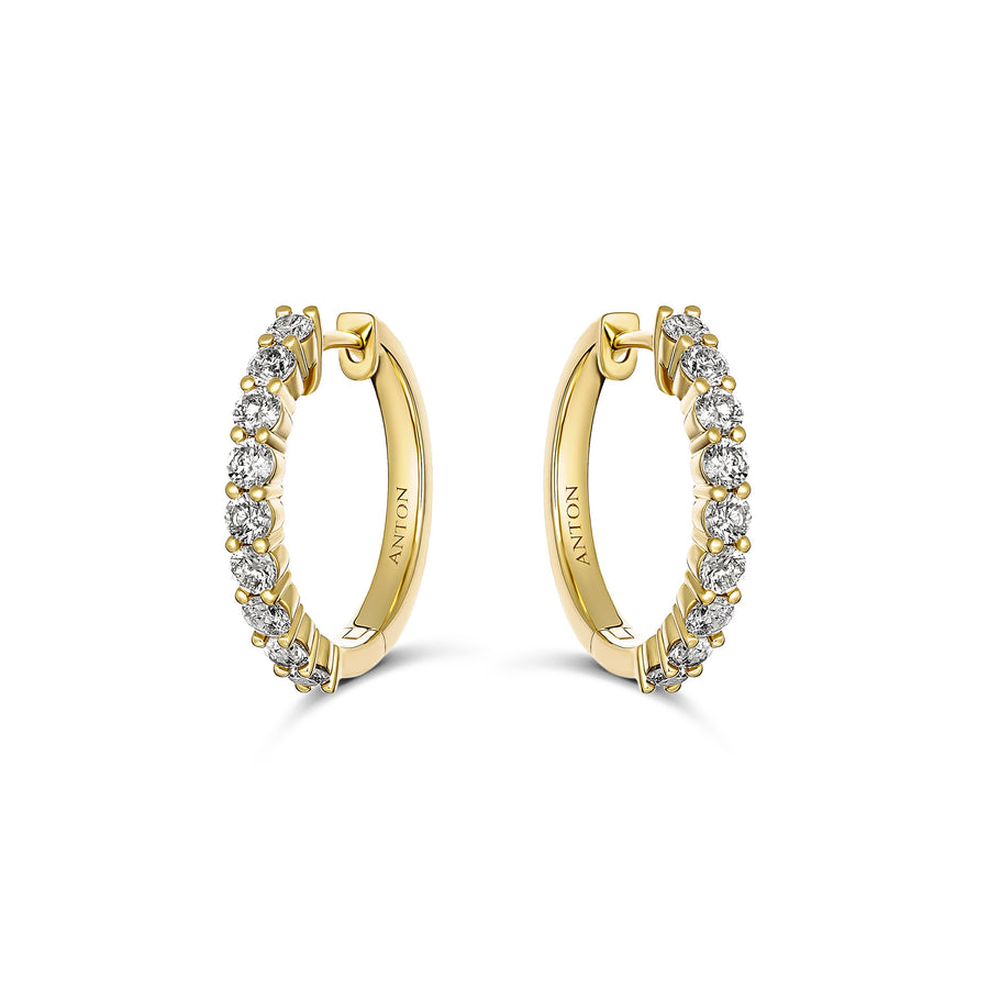 Promotional Finds Half Moon Earrings 19mm | 18K Yellow Gold