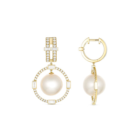 Lighthouse® Nimbus South Sea Pearl Drop Huggies
