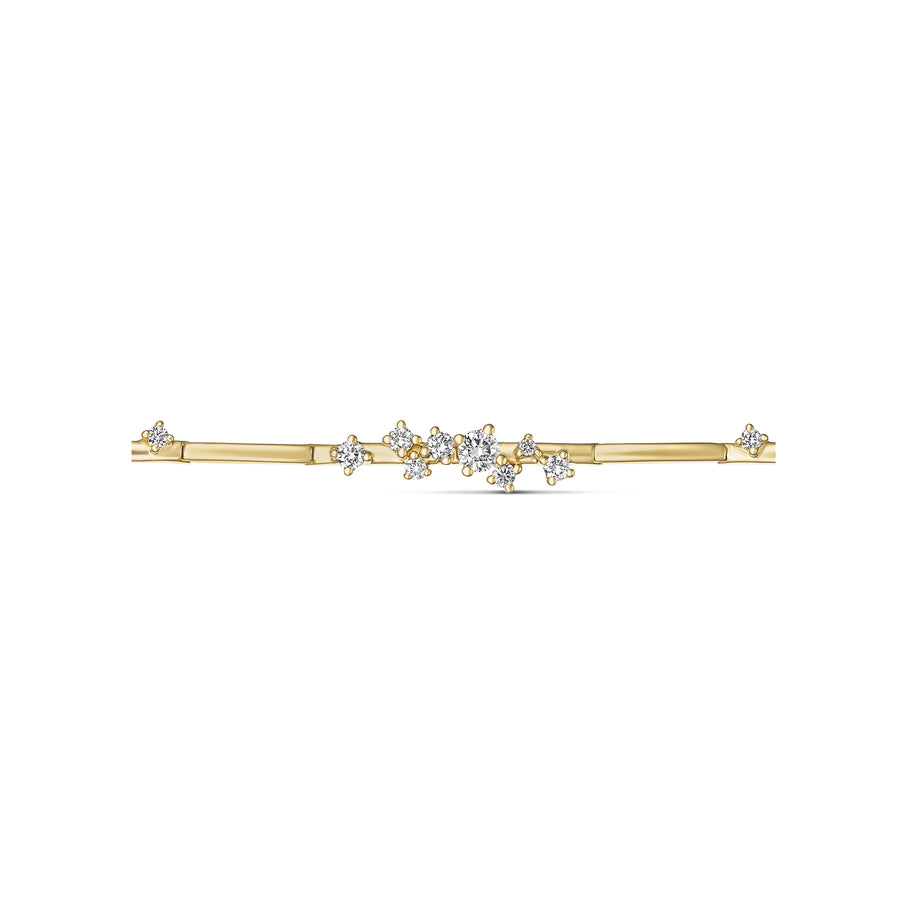 Galaxy Atlas Diamond Link Bracelet | 18K Yellow Gold