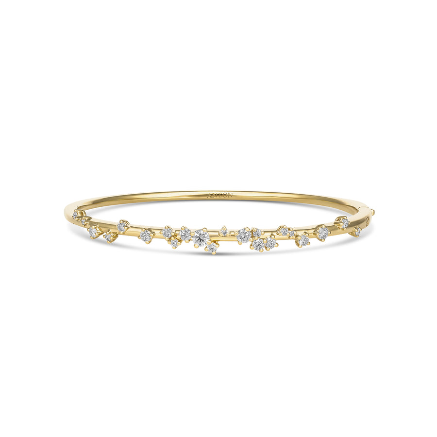 Galaxy Atlas Diamond Bangle | 18K Yellow Gold