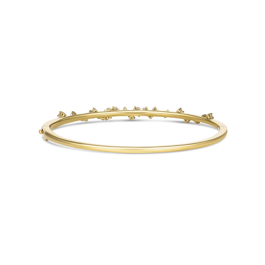 Galaxy Atlas Diamond Bangle | 18K Yellow Gold