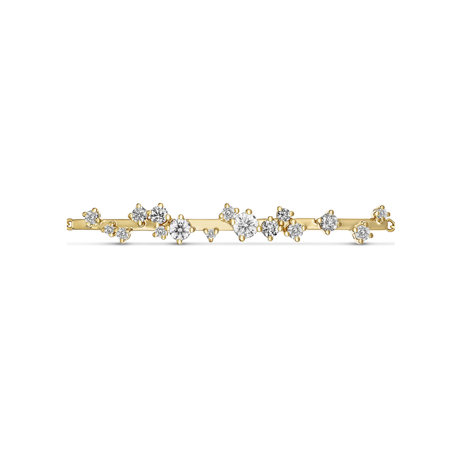 Galaxy Atlas Diamond Bracelet | 18K Yellow Gold