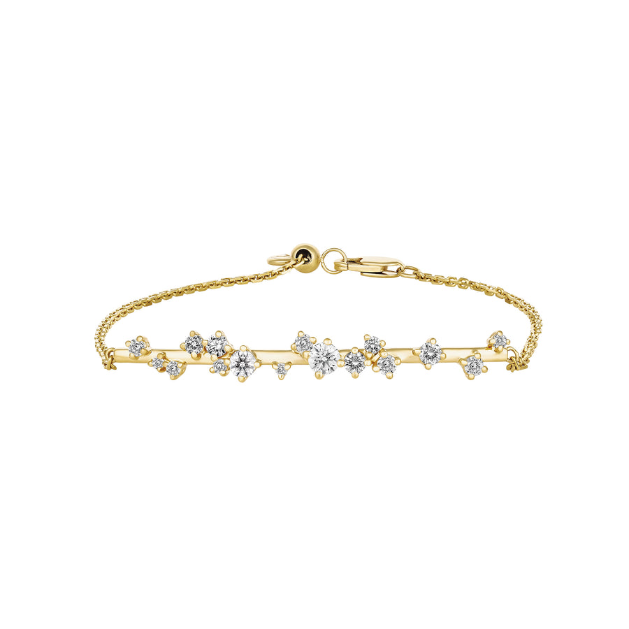 Galaxy Atlas Diamond Bracelet | 18K Yellow Gold