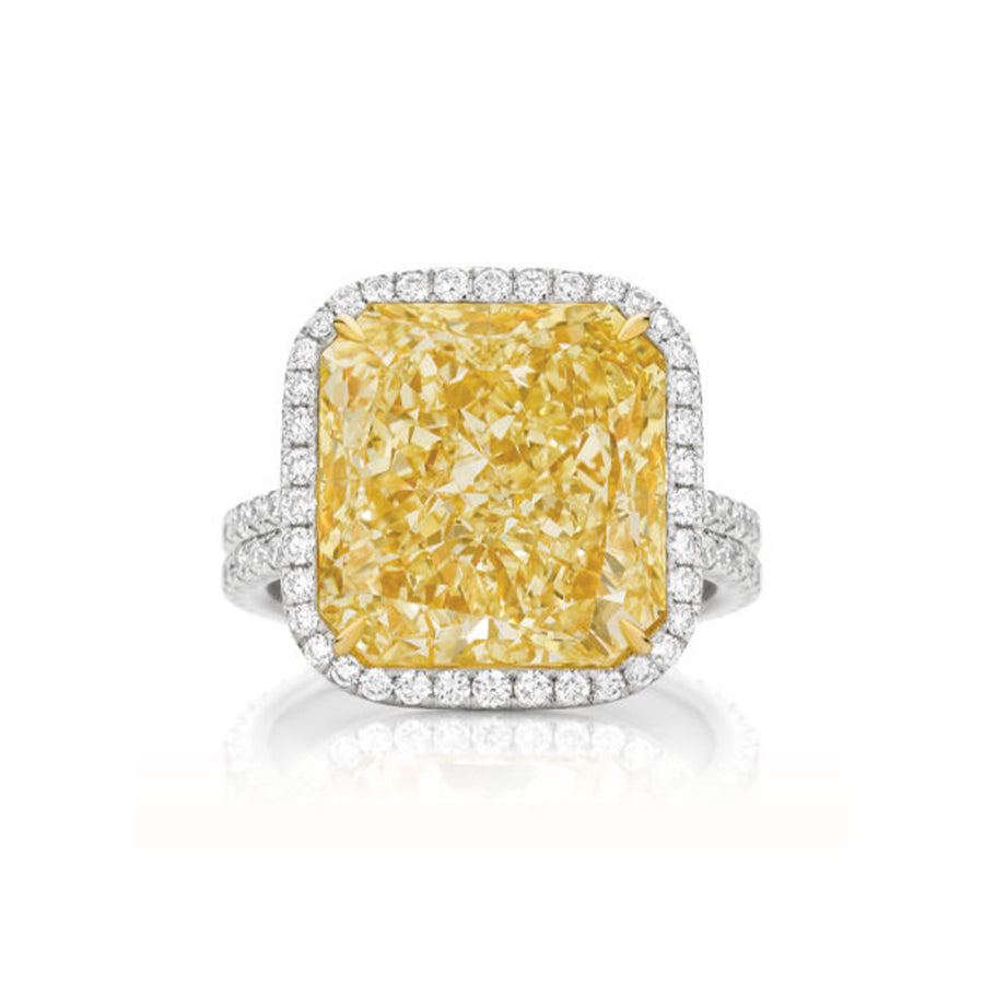 Hello Yellow ™ Diamond Ring | White Gold