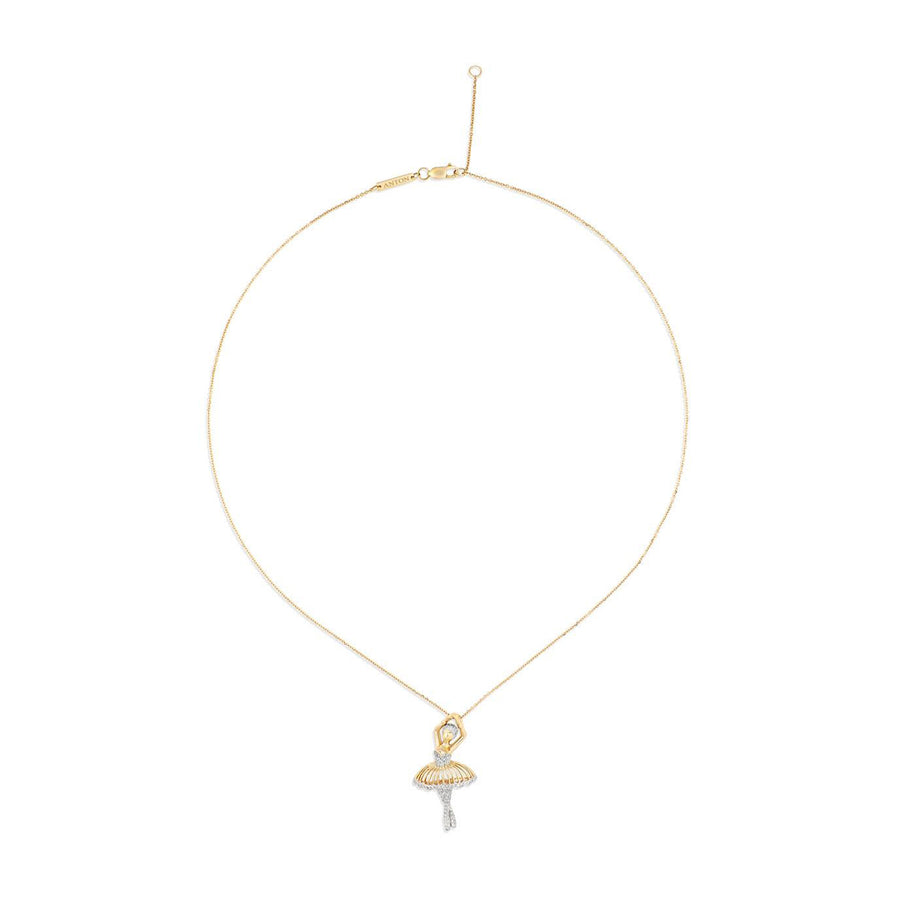 Little Rocks® Ballerina Pendant Necklace | 18K Yellow Gold
