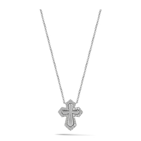 Juliet Diamond Cross | White Gold