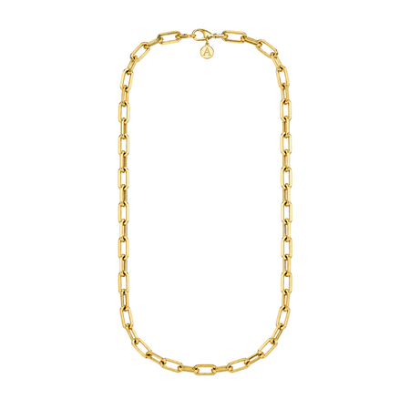 Capri Dreaming® Paperclip Necklace | 18K Yellow Gold