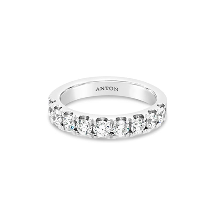 Wedding Round Brilliant Cut Diamond Ring | White Gold