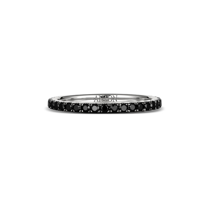 Wedding Eternity Black Diamond 0.60CT Ring | White Gold