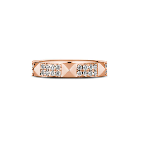 R.08® Deux Diamond Ring | Rose Gold
