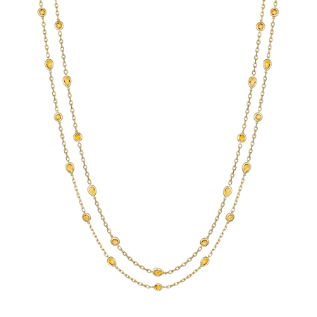 ROCK Candy® Multi Shape Citrine Necklace | 18k Yellow Gold