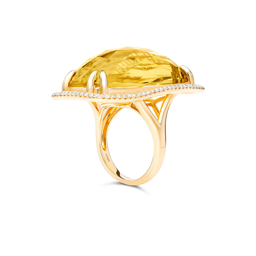 Ippolita Rock Candy Quartz Rock Crystal 18k Yellow Gold Ring | eBay
