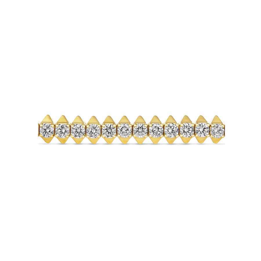 R.08® Matrix Diamond Tennis Bracelet | 18K Yellow Gold