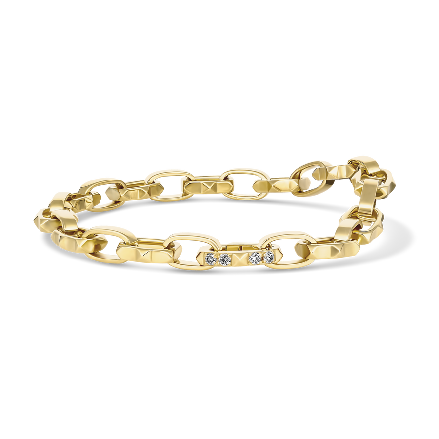 R.08®  Link Bracelet | 18k Yellow Gold