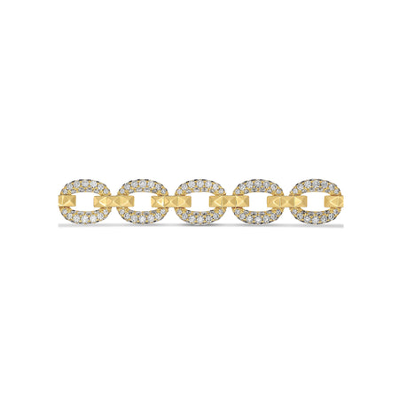 R.08® Link Diamond Bracelet | Yellow Gold