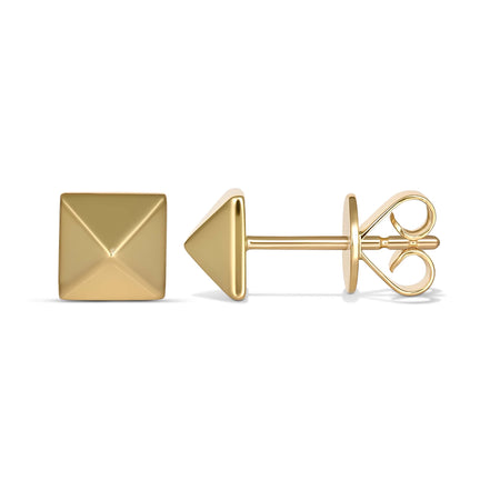 R.08® Matrix Studs | Yellow Gold