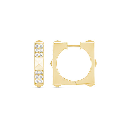 R.08® Quad Large Diamond Earrings | 18K Yellow Gold