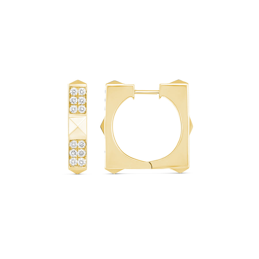 R.08™ Quad Large Diamond Earrings | White Gold