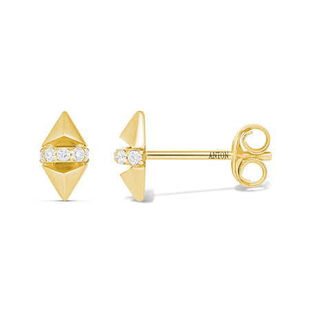 R.08® Nirvana Step Earrings | 18K Yellow Gold
