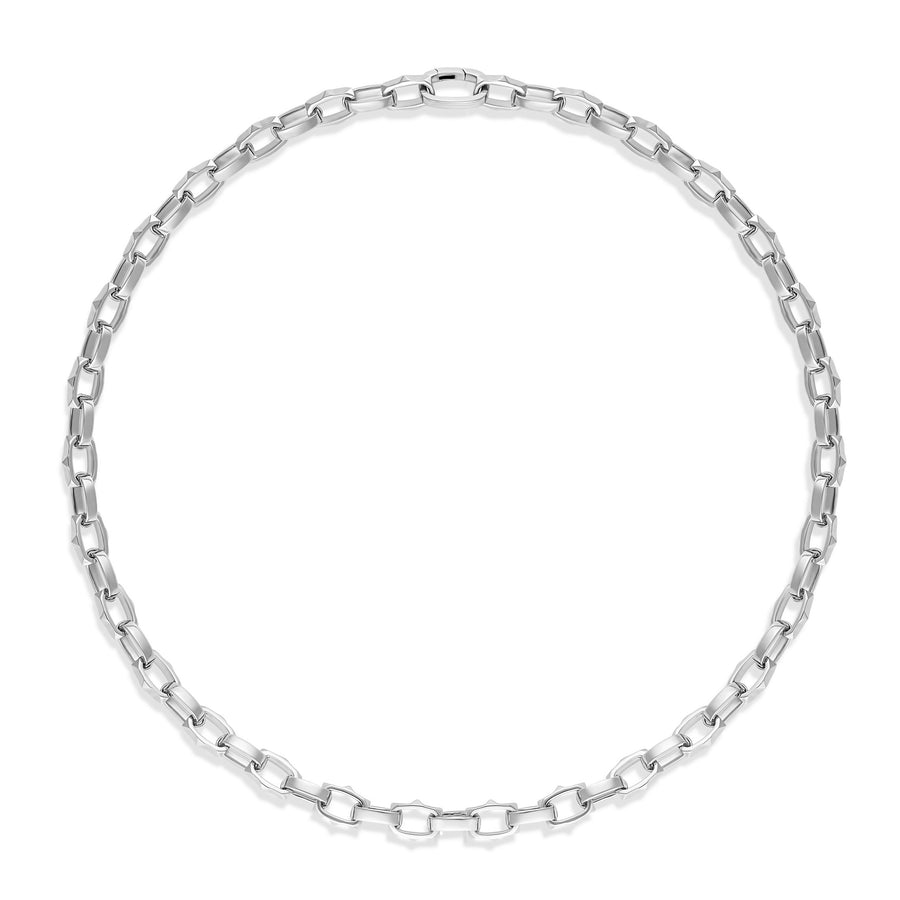 R.08™ Chain Necklace | White Gold