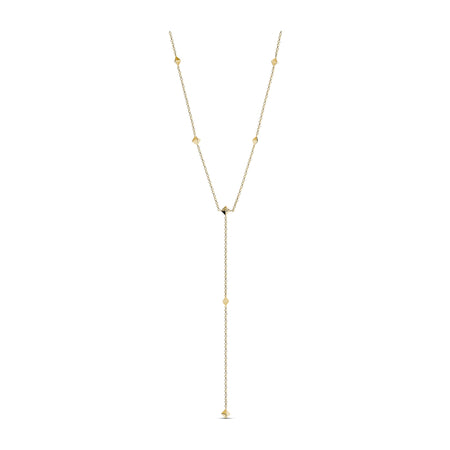 R.08® Lariat Necklace | Yellow Gold