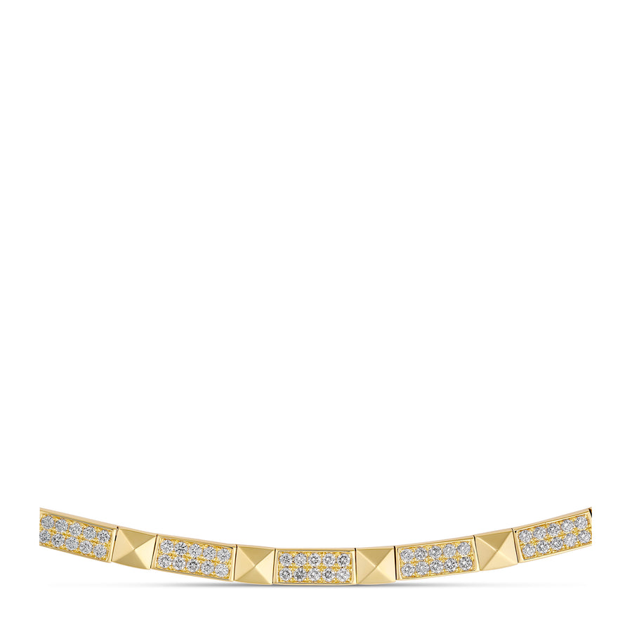 R.08™ Deux Diamond Necklace | Yellow Gold