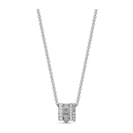 R.08® Icon Pendant Necklace | 18K White Gold